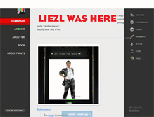 Tablet Screenshot of liezlwashere.com